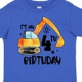 thumbnail image 4 of Inktastic Construction Truck It's My 4th Birthday Boys or Girls Toddler T-Shirt, 4 of 5