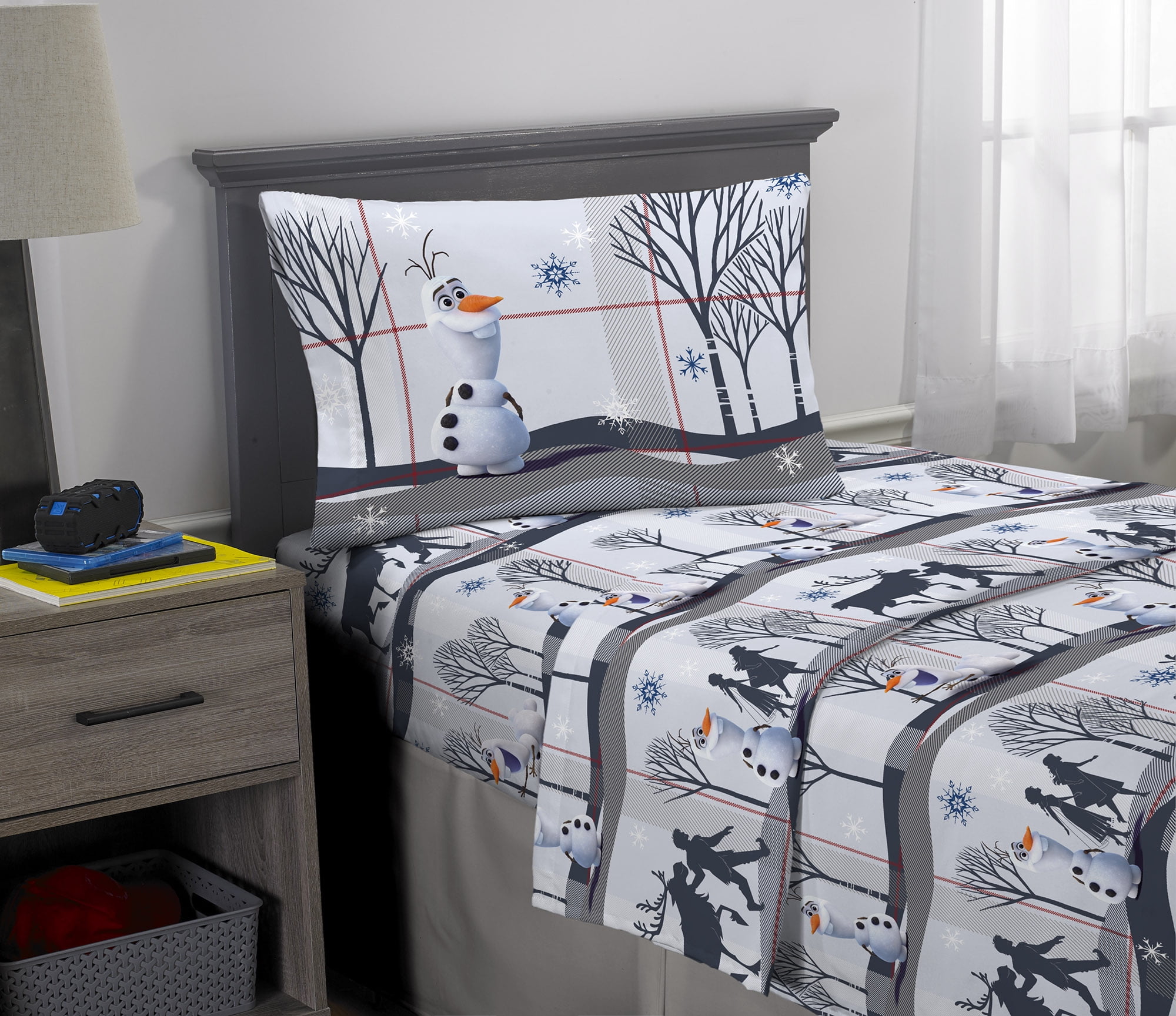 Disney Frozen 2 Kids Bedding Super Soft Flannel Sheet Set 3 Piece Twin Size 