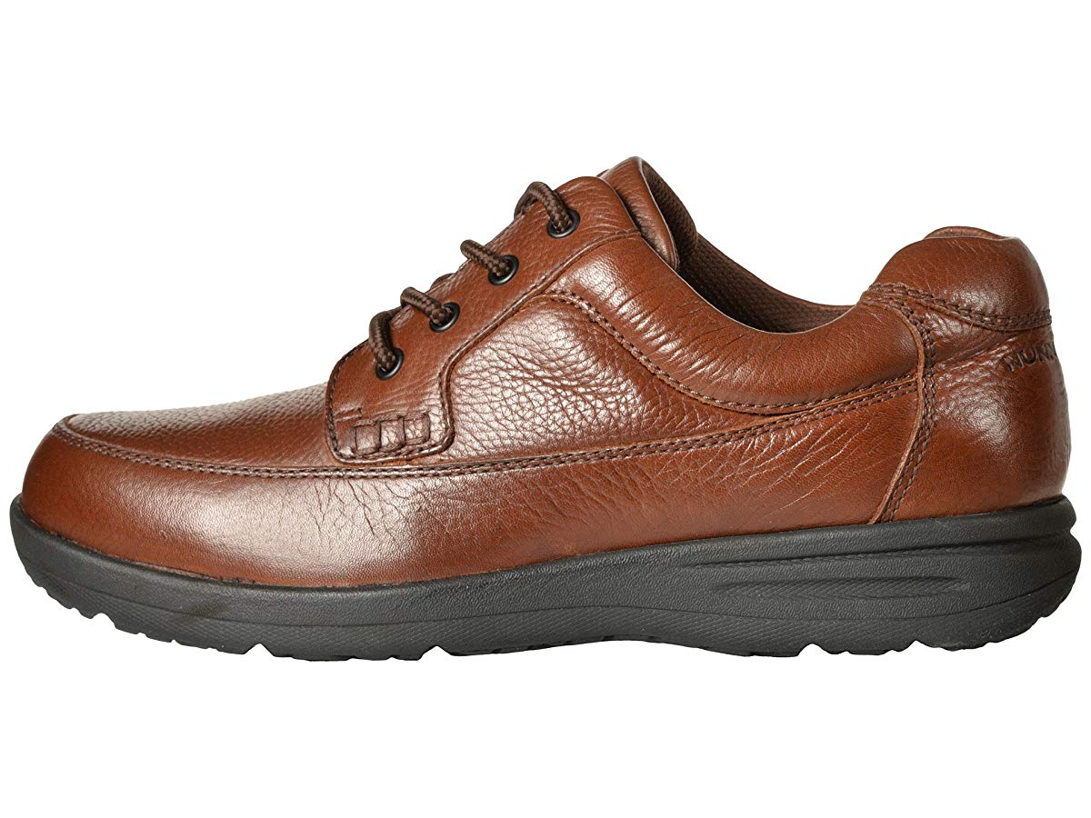 Nunn Bush Cam Oxford Casual Walking Shoe Cognac Tumbled Leather - image 2 of 6