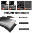 thumbnail image 4 of Fundas de asiento de coche VEVOR universales para asientos delanteros de piel sintética, 4 of 9