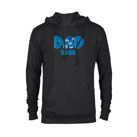Disney Mickey Mouse Dad To Be - Pullover Hoodie for Adults - Customized-Black