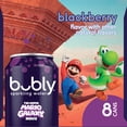thumbnail image 3 of bubly Sparkling Water, The Super Mario Galaxy Movie Blackberry, Zero Sugar & Zero Calories, 12 fl oz Cans (8 pack)​, 3 of 6