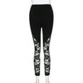thumbnail image 3 of Viikei Womens Pants Leggings for Women Plus Size High Waist Long Black Lace Hollow Legging, 3 of 9