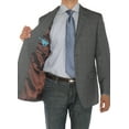 thumbnail image 4 of Mens DK Gray Modern Fit Blazer Luciano Natazzi 2 Button, 4 of 5