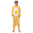 thumbnail image 3 of Care Bears Adult Kigurumi Union Suit Funshine Bear Costume Pajama Outfit, 3 of 6