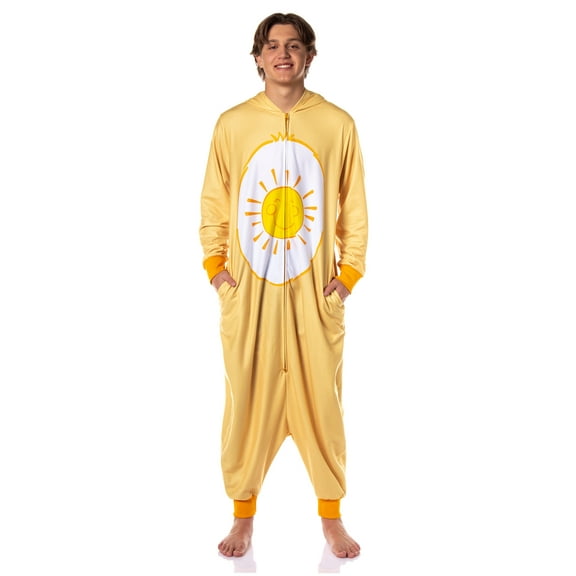 Care Bears Adult Kigurumi Union Suit Funshine Bear Costume Pajama Outfit