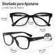 thumbnail image 3 of MAGMALIFE Lentes para Computadora Paquete de 2 Piezas con Tecnología Blue Light y Protección UV400, Antirreflejantes, Unisex, Sin Graduación, Diseño Moderno, Gafas para Oficina, Estudio o Pantalla, 3 of 9