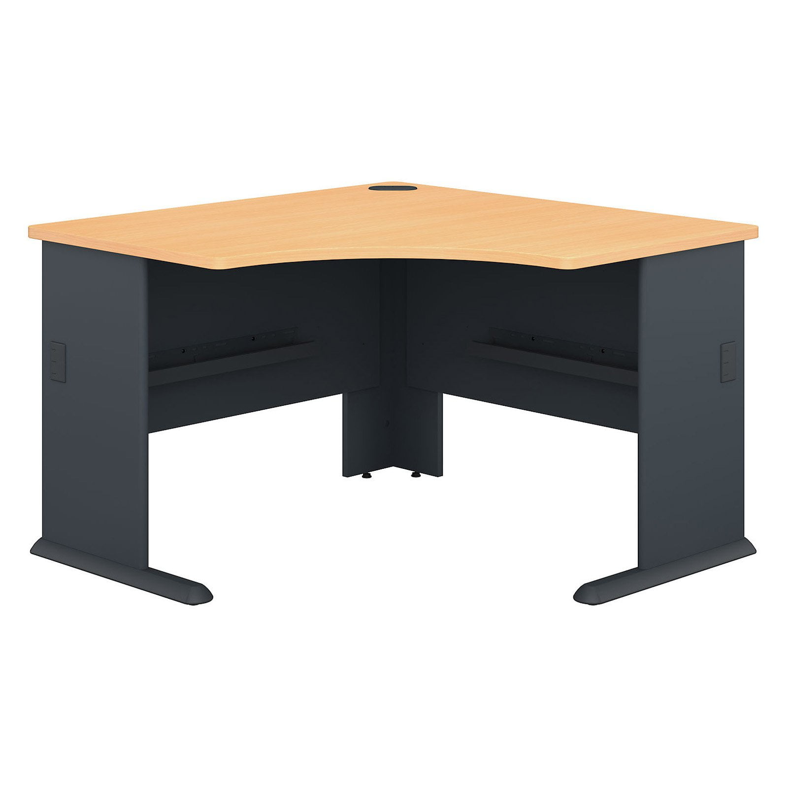 White Corner Desks Bush Series A 48 Inch Corner Desk