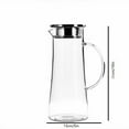 thumbnail image 2 of Clearance Glass Pitcher With Lid Glass Carafe With Handle And Spout Iced Tea Glass Pitcher Heat Glass Water Glass Jug Pitcher For Fridge Lemonade Hot Cold Water for Home & Kitchen Clear, 2 of 8