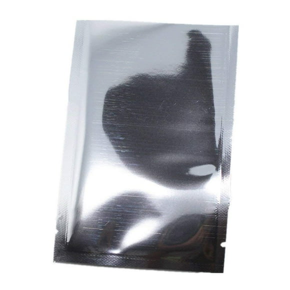 PABCK Paquete de 500 bolsas de papel de aluminio plateado de 3,9x5,9 pulgadas (tamaño interior 3,5x5,5 pulgadas), bolsas de almacenamiento de alimentos a granel con sellado térmico, envoltura sellador