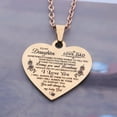 thumbnail image 3 of Inspiration Necklace Gifts for Daughter/ Son Christmas New Year Birthday Gift I Love You Heart Pendant Jewelry Necklace from Mom Dad, 3 of 6