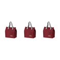 thumbnail image 3 of VONKY Polyester Stylish And Practical Food For Office And School Easy To Carry And Clean Wine Red 3Set, 3 of 6
