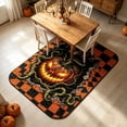 thumbnail image 5 of Zynviq Halloween Area Rugs Pumpkin 31.5" X 19.7" Throw Rug Polyester Multicolor Washable Rectangular Small Rug for Dorm, 5 of 7