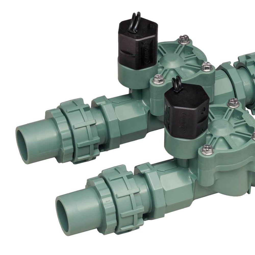 Orbit 2 Valve Preassembled Valve Irrigation Manifold with Easy Wire (4