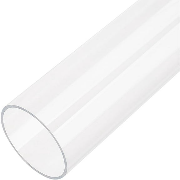 Transparent Acrylic Pipe for Lamps and Lanterns Water Cooling System Clear 250x55mm Inner Diameter: 50.5mm Acrylic