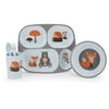 Monbebe 5-piece Kids Mealtime Set, Woodland