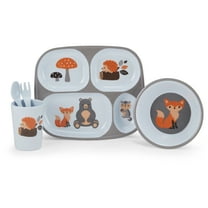Monbebe 5-piece Kids Mealtime Set, Woodland