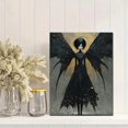 thumbnail image 2 of Gothic Dark Angel Watercolor Canvas Mystical Abstract Poster Wall Decor Print, 2 of 8