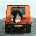 thumbnail image 6 of Logiee Have a Nice Day Print Spare Tire Cover, Universal Wheel Protectors,Waterproof Dust-Proof UV Sun Wheel Tire Cover,Fit for SUV, RV, Travel Trailer, Truck-15 inch, 6 of 6