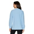 thumbnail image 2 of RBX Active Women's Ottoman Ribbed Lightweight V-Neck Sweatshirt, 2 of 5