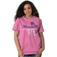 thumbnail image 3 of Missouri MO Cute Trees State Shape Women's Graphic T Shirt Tees Brisco Brands S, 3 of 6