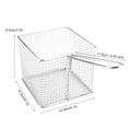 thumbnail image 2 of LHCER Stainless Steel Chips Deep Fry Baskets Food Presentation Strainer Potato Cooking Tool, Chip Basket, Fry Baskets, 2 of 7