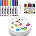 thumbnail image 1 of 12-color Magic Pens For Kids, Invisible Ink Pen, Water Magic Colouring Book, Colouring Pens For Kids Magic Whiteboard, Kids Pens, 1 of 5