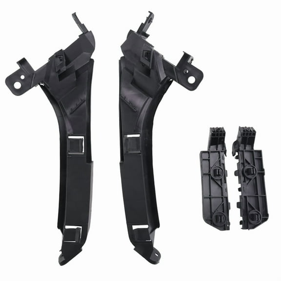 4 Pieces Efront Headlights and Bumper Brackets Set for 2007-2011