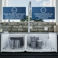 thumbnail image 2 of Karran Usa FCWSF33DBMB-PK1 Karran Fcwsff33dbmb 33" Double Bowl Workstation Fireclay, 2 of 7