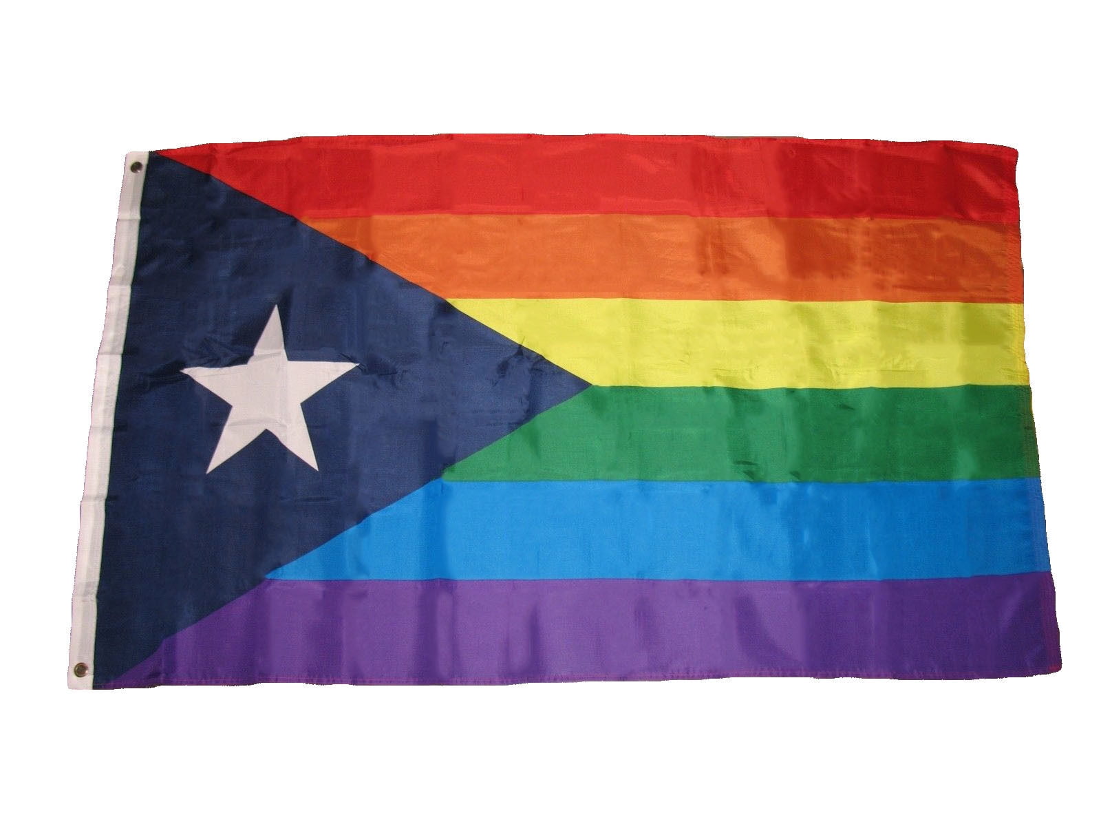 3x5 Gay Lesbian Rainbow Striped Human Rights 3'x5' Premium Flag House Banner 