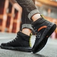 thumbnail image 3 of Dakaela Men's Chukka Boots Casual Fashion Sneakers Lace up Leather Walking Driving Slip on Loafers, 3 of 9