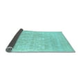thumbnail image 2 of Ahgly Company Indoor Square Oriental Light Blue Industrial Area Rugs, 3' Square, 2 of 4