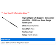 thumbnail image 2 of Right Liftgate Lift Support - Compatible with 2006 - 2009 Land Rover Range Rover Sport 2007 2008, 2 of 2