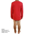 thumbnail image 5 of Red Kids Long Sleeve Crew Neck Shirt, 3T, 1 piece, 5 of 7