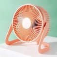 thumbnail image 2 of Abanico portátil Mini Ventilador De Mesa Rotación De 360 Grados 5 Aspas Ventiladores De Aire Silenciosos Para Dormitorio Rosa Rosa Magideal Abanico portátil, 2 of 7