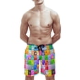 thumbnail image 6 of Battle for Dream Island BFDI Mens Board Shorts Quick Dry Swim Trunk Lightweight Soft Swimsuit Bathing Suit for Boys 2XL, 6 of 8