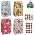 thumbnail image 1 of facefd 24pcs Christmas Advent Calendar Bags Christmas Paper Bags DIY Advent Calendars Christmas Decorations, 1 of 6