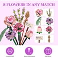 thumbnail image 5 of Kit de bloques de construcción QUANZHOUTIANDI ramo de flores artificiales 547 piezas, 5 of 5