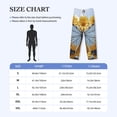 thumbnail image 4 of Fuzoiu Vibrant Butterfly And Sunflowers Print Men's Pajama Pants,Lounge Pants for Men,Lounge PJ Bottoms,Sleepwear Pants with Drawstring Pockets -XX-Large, 4 of 6