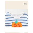 thumbnail image 4 of Emy Dola Little Girls Cartoon Halloween Dresses Applique Pumpkin Party Dresses Toddler Casual Cotton Long-Sleeved Jersey Dress, 4 of 9