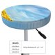 thumbnail image 4 of Disketp Blooming Sunflower Field Funda Redonda para Taburete, Funda de Cojín para Silla de Bar Suave y Elástica-13 inch, 4 of 7