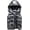 Gray, variant on YOUI-GIFTS Kids Winter Down Vest Hooded Vest Zip Windproof Padded Vest Jacket With Pockets