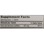 Major Ferosul Tablets, 325 mg, Green, 100 Count