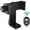 thumbnail image 1 of AFAITH Universal Cell Phone Tripod Adapter, Vertical Bracket Smartphone Holder can be Rotated 360 Degrees Compatible, 1 of 5