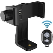AFAITH Universal Cell Phone Tripod Adapter, Vertical Bracket Smartphone Holder can be Rotated 360 Degrees Compatible
