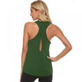 thumbnail image 3 of Xmarks Women Workout Tank Tops Racerback Yoga Top Keyhole Athletic Gym Running Shirts S-XL, 3 of 4