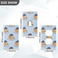 thumbnail image 7 of Yayeee Toggle Light Switch Wall Plate 1-Gang 4.5"x2.7" Home Decorative Outlet Cover, Blueberry Pancake Pattern, 7 of 7