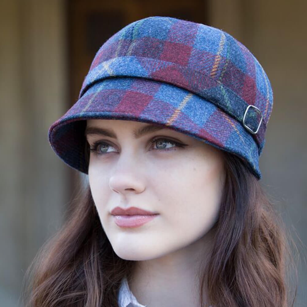 irish wool flapper hat