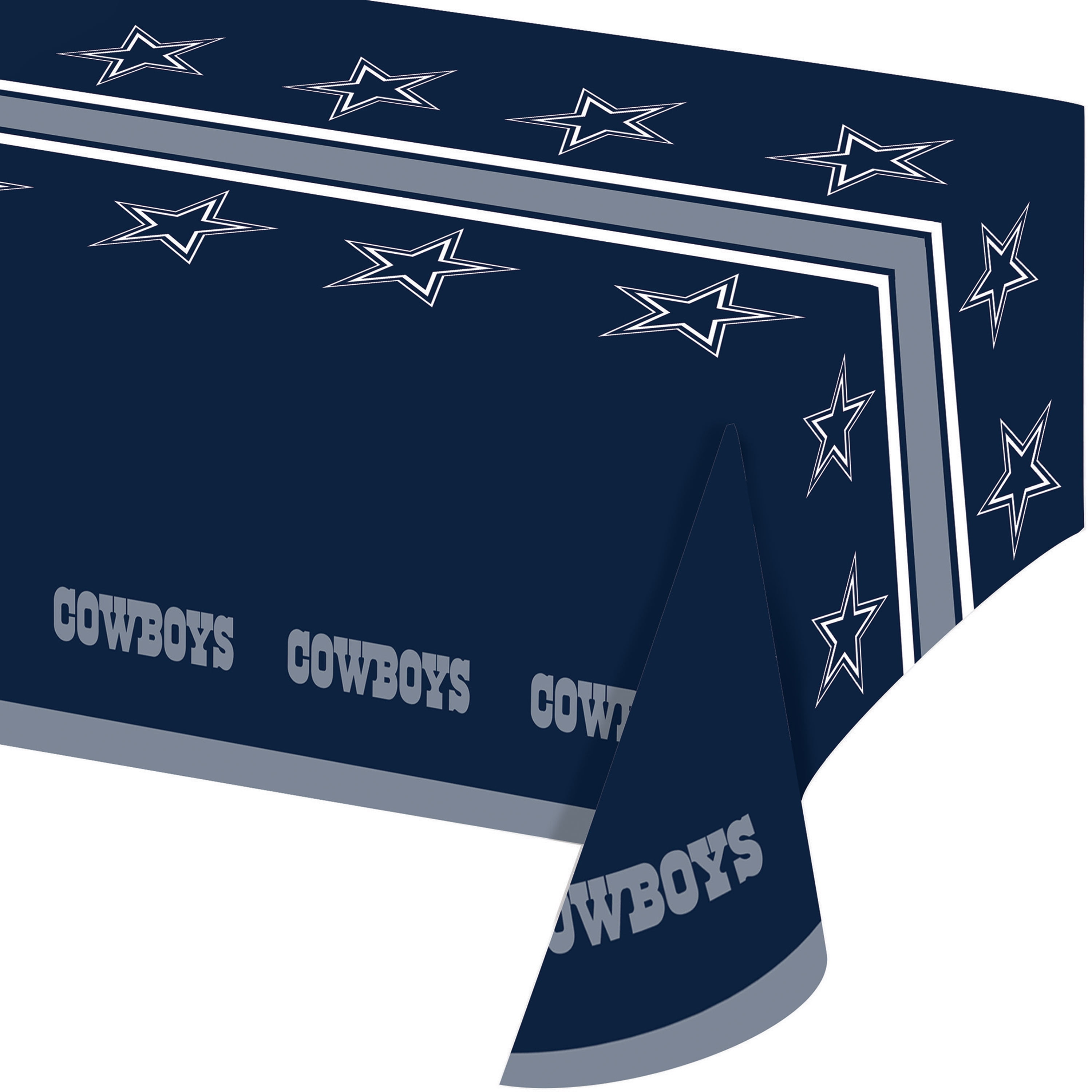 Dallas Cowboys Plastic Tablecloths, 3 Count