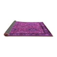thumbnail image 2 of Ahgly Company Indoor Square Persian Purple Traditional Area Rugs, 7' Square, 2 of 4